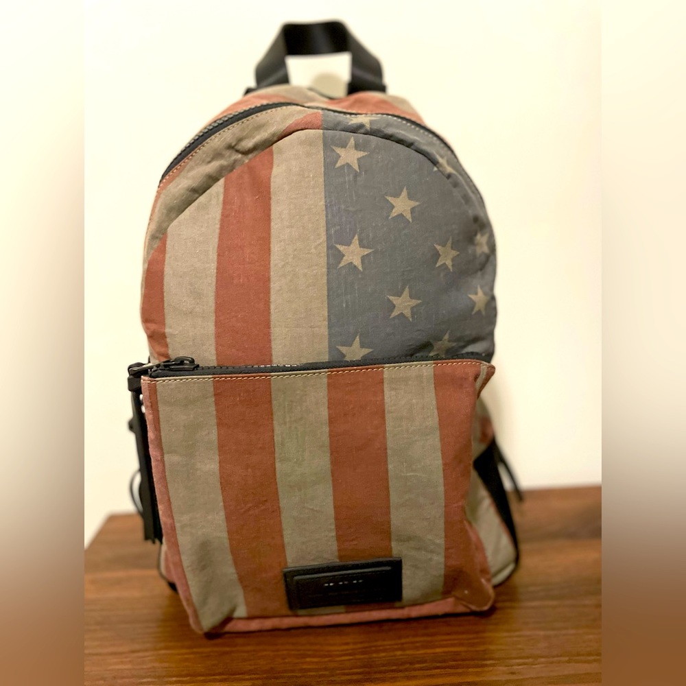 John Varvatos flag backpack, New without tags